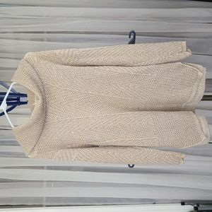 Eight Eight Eight textured sweater with cowl neck. Size M